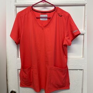 Skechers SKT025 6 Pocket Crossover V Neck Scrub Top Women’s size Large